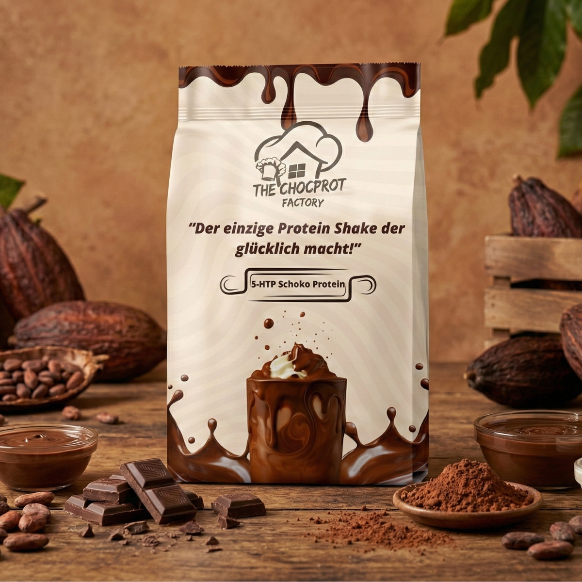 Chocolate protein product